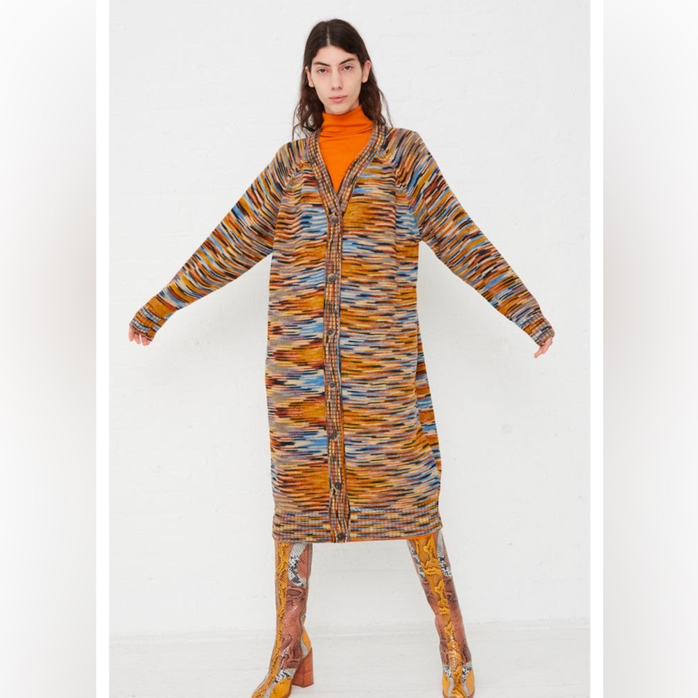 EUC Misha & Puff Adagio Cardigan in Original Space Dye XS/S
